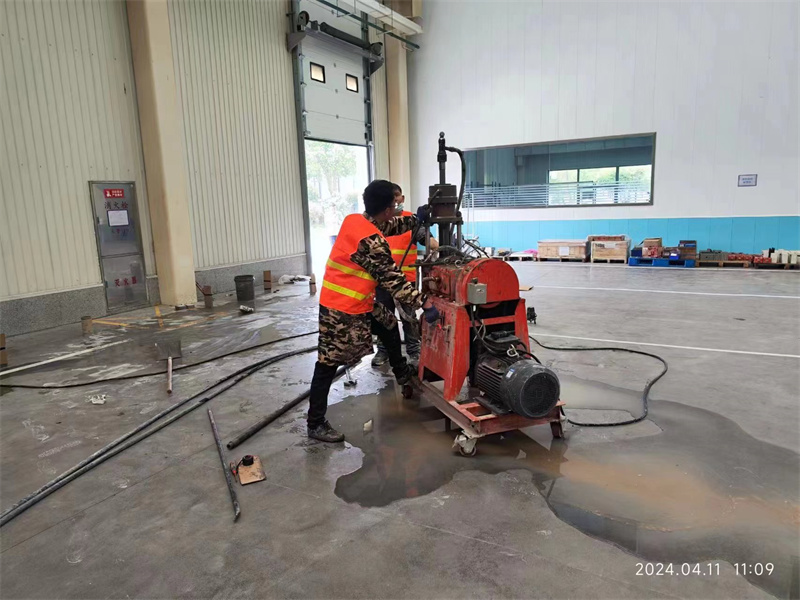 梅河口厂房地面下沉塌陷注浆加固施工